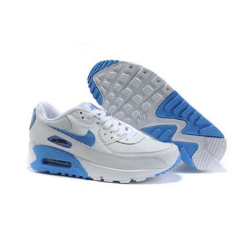 Nike Air Max 90 Womens Shoes Wholesale Azure White Denmark